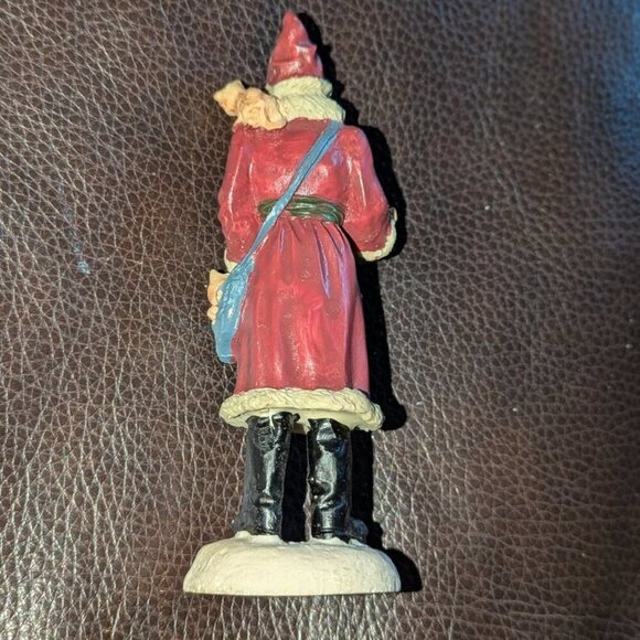 *3 FOR $9* Old Time Pottery Small Retro St. Nicholas Santa Claus Kitten Figurine - Picture 3 of 3